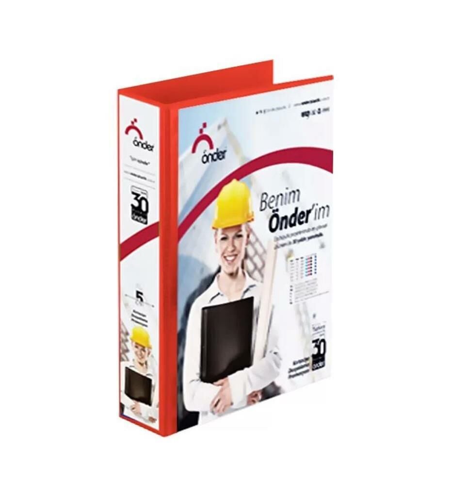 ONDER KLASOR A4 4 D MKN.30mm KIRMIZI (2013-2)