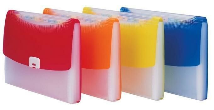 KRAF EVRAK DOSYASI KORUKLU 13 CEP KIRMIZI (4003)