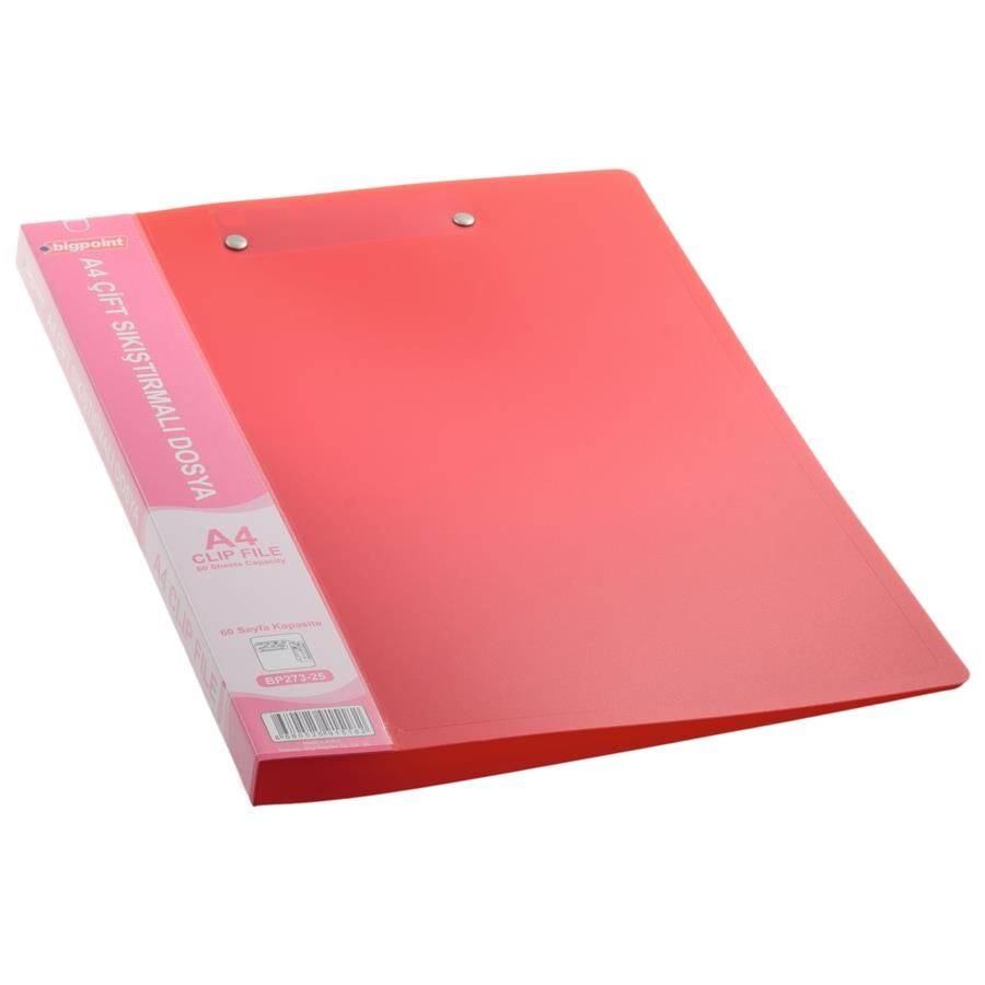 BIGPOINT SIKISTIRMALI DOSYA CIFT MEK.KIRMIZI273-25