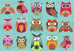 KS PUZZLE 500 PARCA OWLS