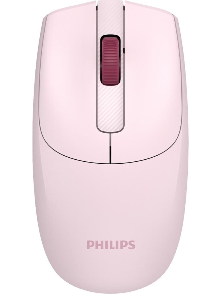 PHILIPS MOUSE KABLOSUZ SESSIZ PEMBE 7398P