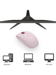 PHILIPS MOUSE KABLOSUZ SESSIZ PEMBE 7398P