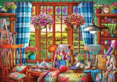 KS PUZZLE 1000 PARCA STITCHING ROOM