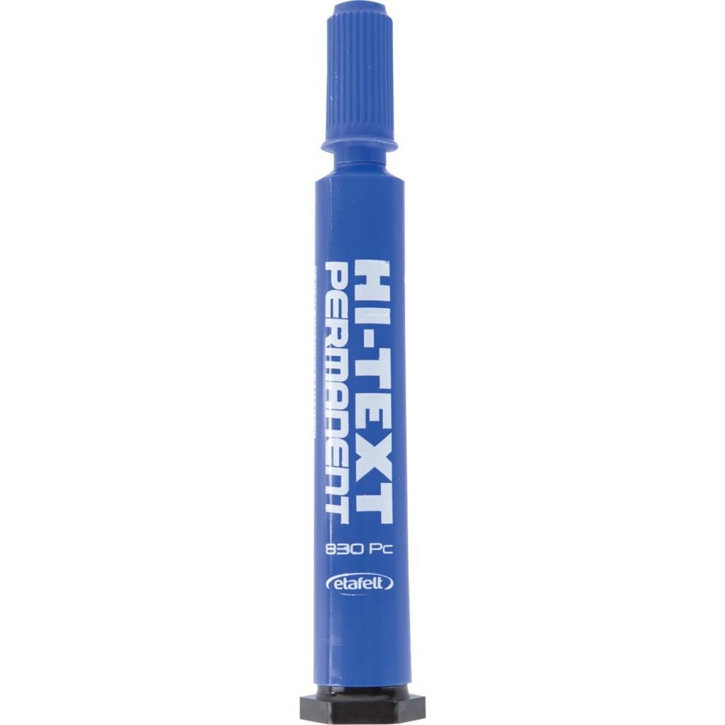 HI-TEXT PERMANENT MARKER KESIK UC MAVI (830PC)