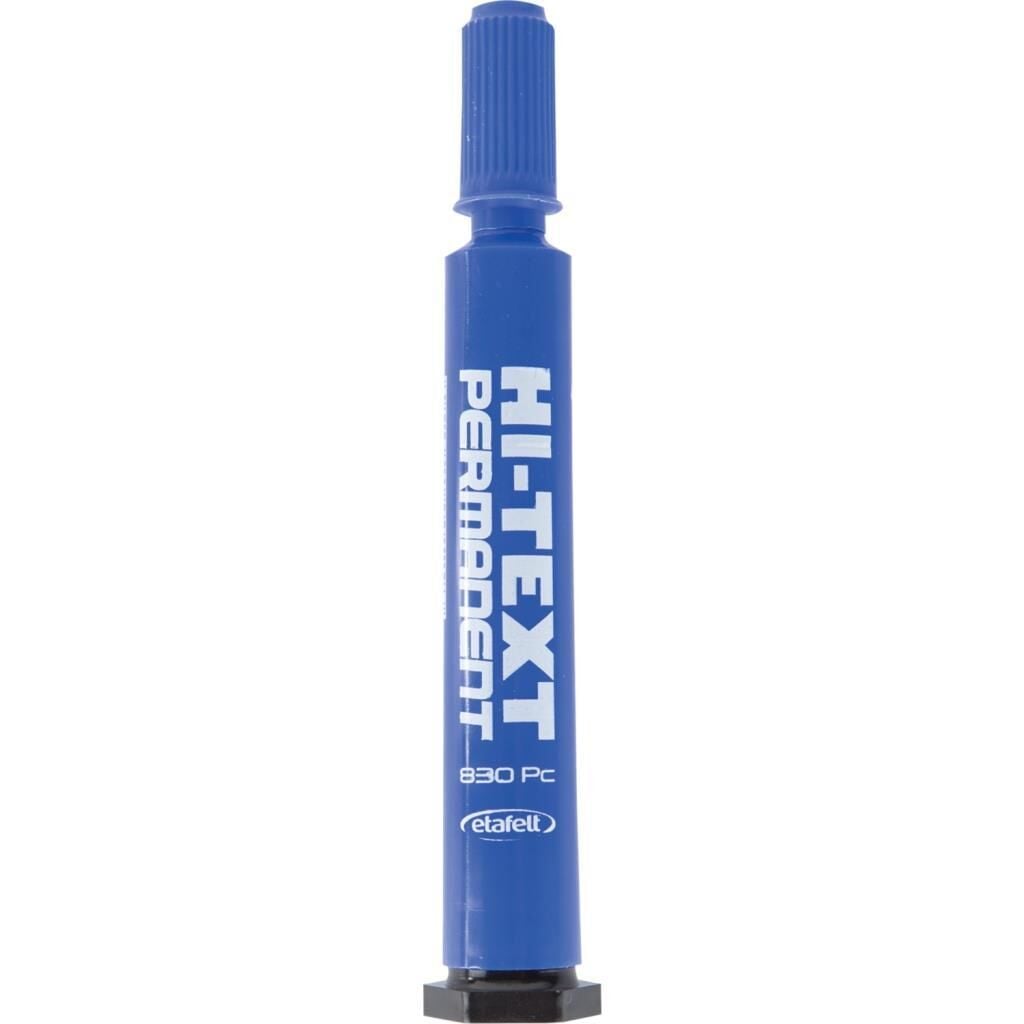 HI-TEXT PERMANENT MARKER KESIK UC MAVI (830PC)