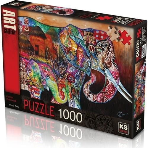 KS PUZZLE 1000 PARCA AFRICAN PATCHWORK (20508)
