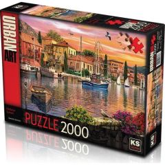 KS PUZZLE 2000 PARCA HARBOUR SUNSET (113081)