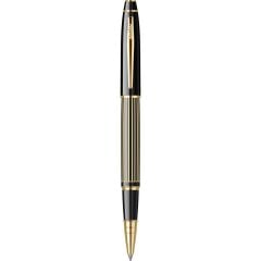 SCRIKSS ROLLER KALEM CIZGI DESEN SIYAH ALTIN (35L)