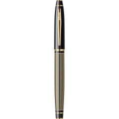 SCRIKSS ROLLER KALEM CIZGI DESEN SIYAH ALTIN (35L)