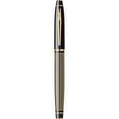 SCRIKSS ROLLER KALEM CIZGI DESEN SIYAH ALTIN (35L)