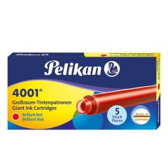 PELIKAN DOLMAKALEM  KARTUSU UZUN KIRMIZI (GTP5K)