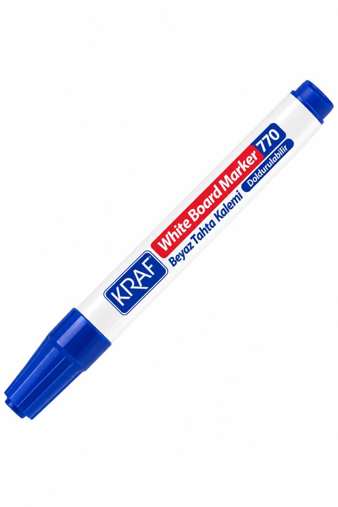 KRAF TAHTA KALEMI DOLDURULABILIR MAVI(770)