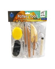 POTTERY TOOLS  KIDS SERAMIK BASLANGIC SETI 8 PARCA