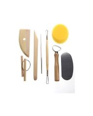 POTTERY TOOLS  KIDS SERAMIK BASLANGIC SETI 8 PARCA