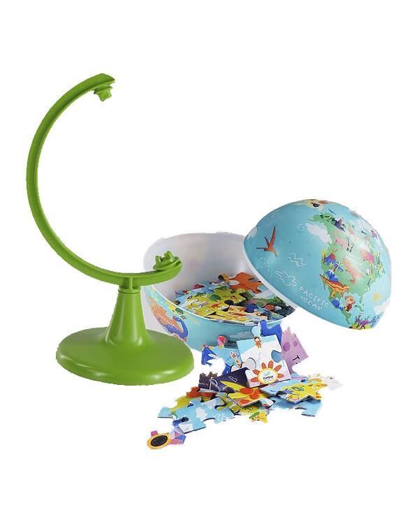 GURBUZ 15cm DINO WORLD GLOBE+PUZZLE 54 LU (48153)