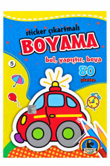 4E BOYAMA STICKER CIKARTMALI BUL YAPISTIR 80 SAYFA