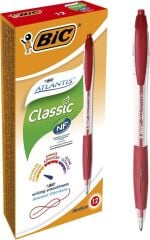 BIC ATLANTIS CLASSIC KIRM BASMALI TUKENMEZ KALEM 12L