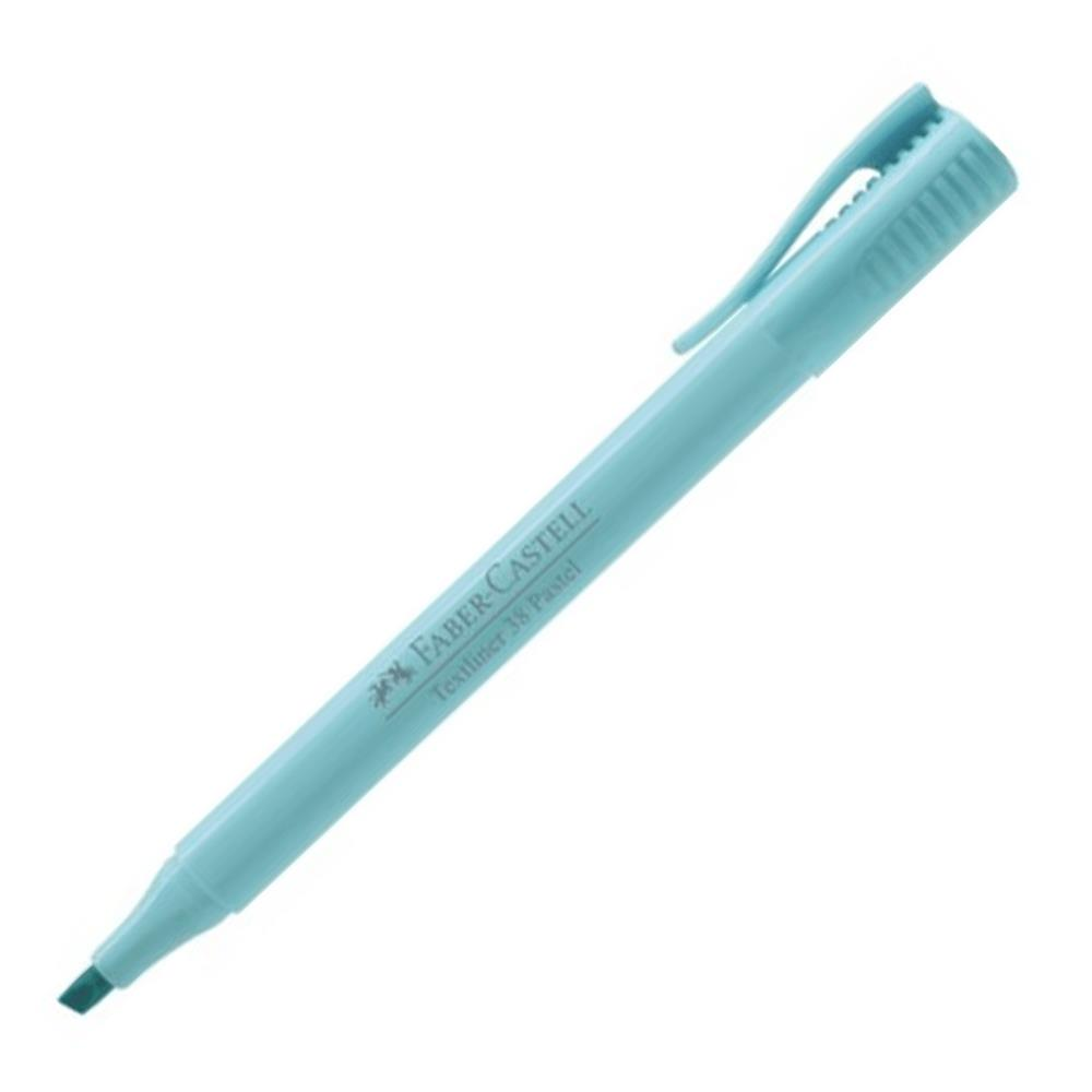 FABER-CASTELL FOSFORLU KALEM 38 PASTEL MAVI
