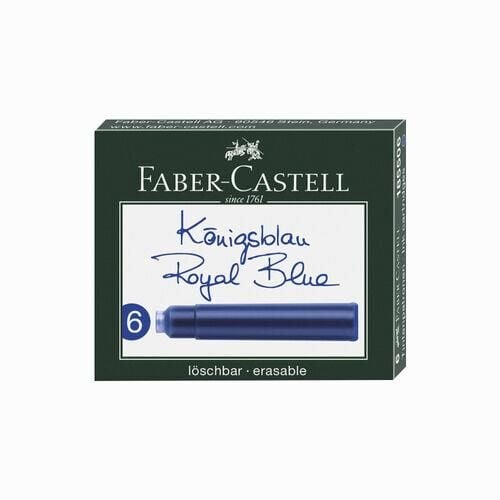 FABER CASTELL DOLMAKALEM KARTUSU ROYAL MAVI 6LI