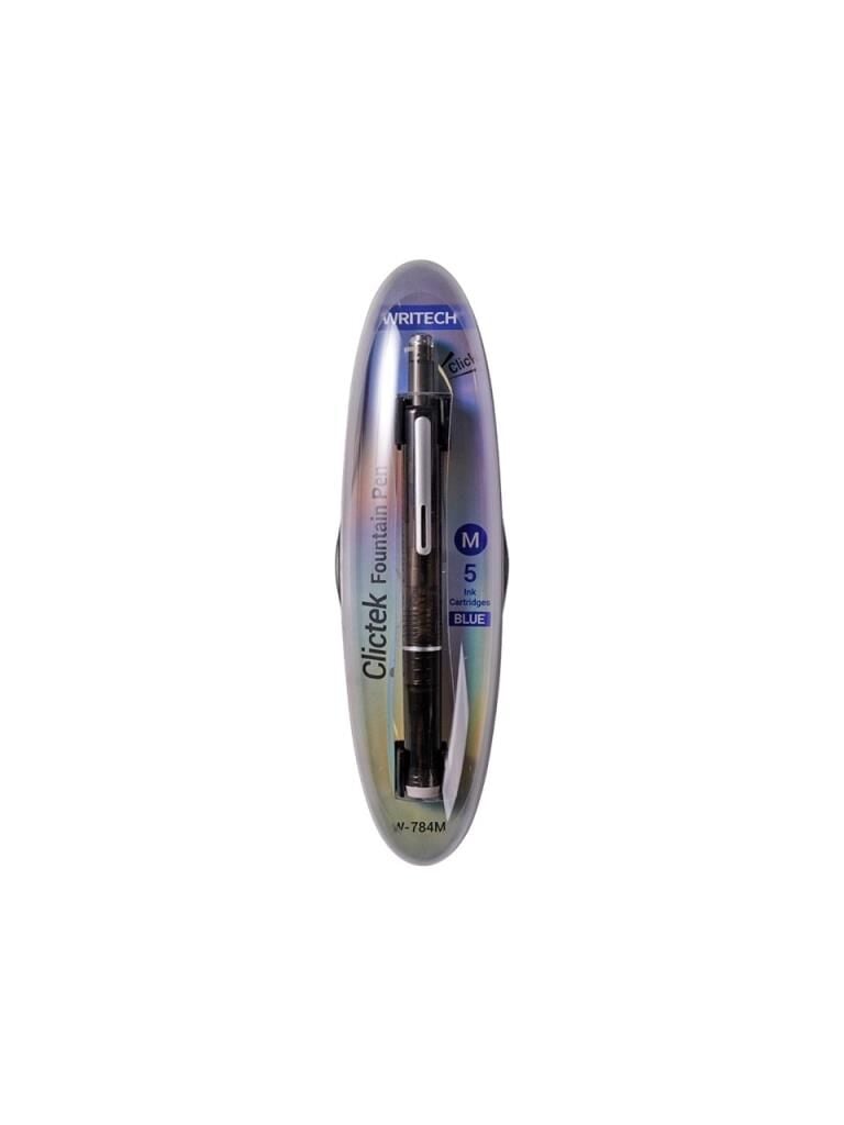 WRITECH DOLMA KALEM W-784M BASMALI SIYAH GOVDE