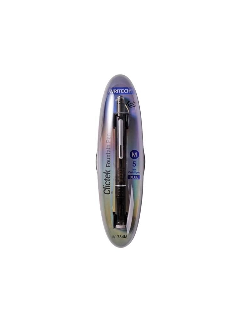 WRITECH DOLMA KALEM W-784M BASMALI SIYAH GOVDE