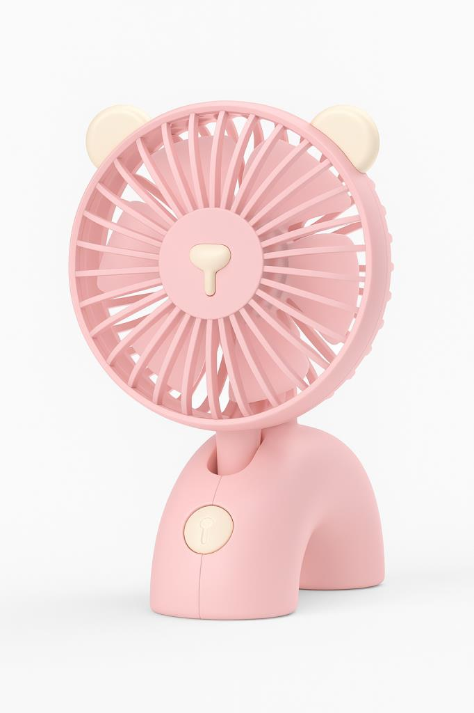 MASAUSTU KEDI MODELLI OYNAR BASLI SARJLI FAN KARIS