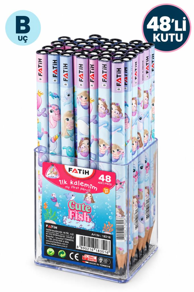 FATIH JUMBO BASLANGIC KALEM B 48 LI FISH 18216