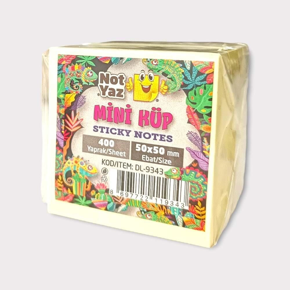 NOT YAZ MINI KUP 5x5 400yp SARI DL-9373