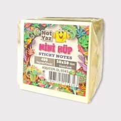 NOT YAZ MINI KUP 5x5 400yp SARI DL-9373
