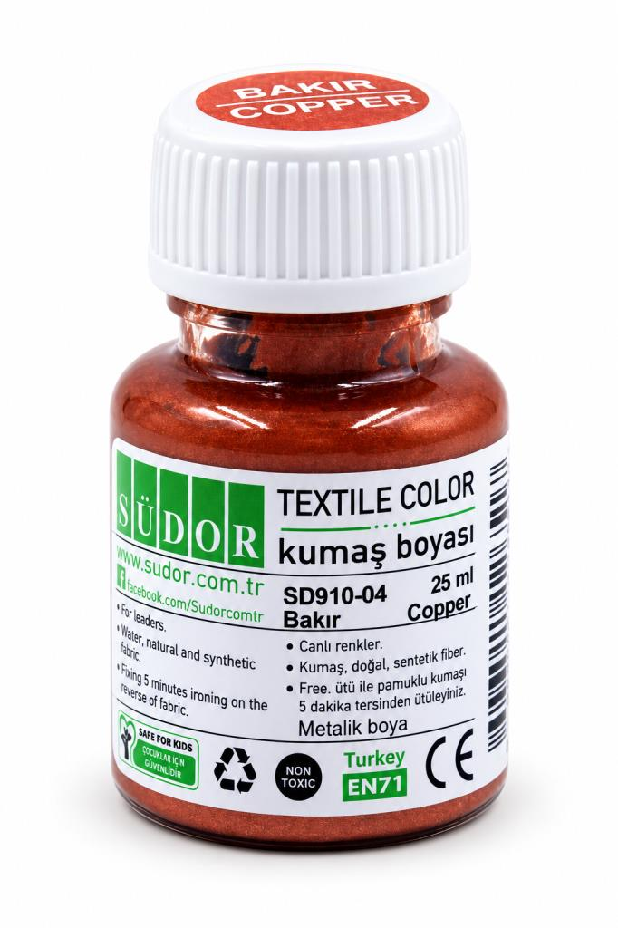 SUDOR KUMAS BOYASI 25ml. BAKIR