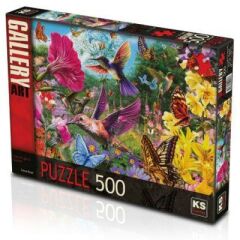KS PUZZLE 500 PARCA HUMMINGBIRD GARDEN