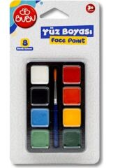 BU-BU YUZ BOYASI 8 RENK (TABLET) BUBU-YUZ002