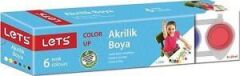 LETS AKRILIK BOYA 6 RENK x 25ml (L-5200)