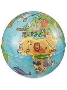 GURBUZ GLOBE BANK HAYVANLI KURE 10cm (44103)