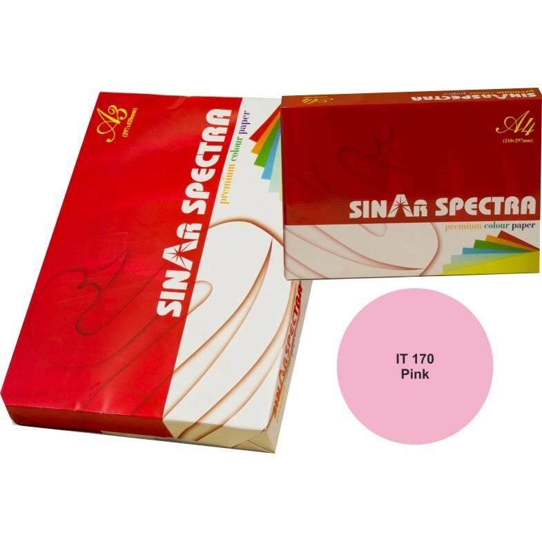 SINAR A4 RENK FOTO KAGIT PEMBE 250'LU(170)