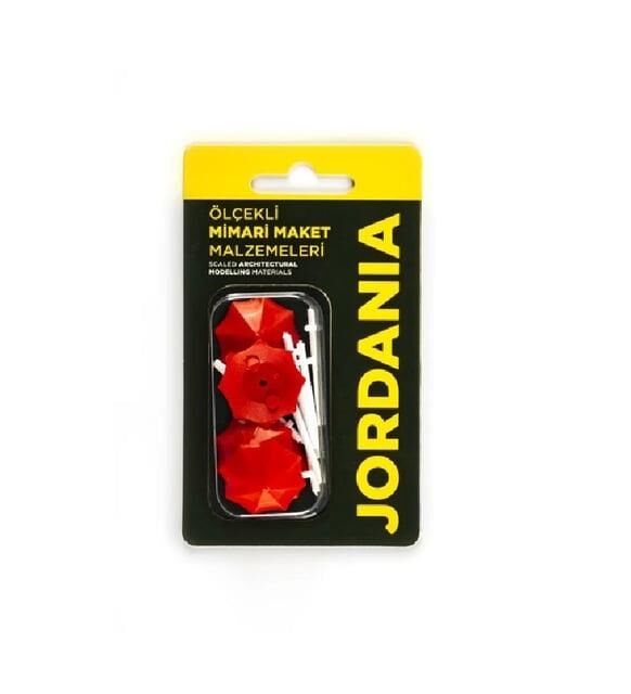 JORDANIA SEMSIYE KIRMIZI 1/100 JE04-MT100KR