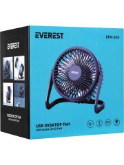 EVEREST EFN-505 MASAUSTU LACIVERT USB FAN(145x141)