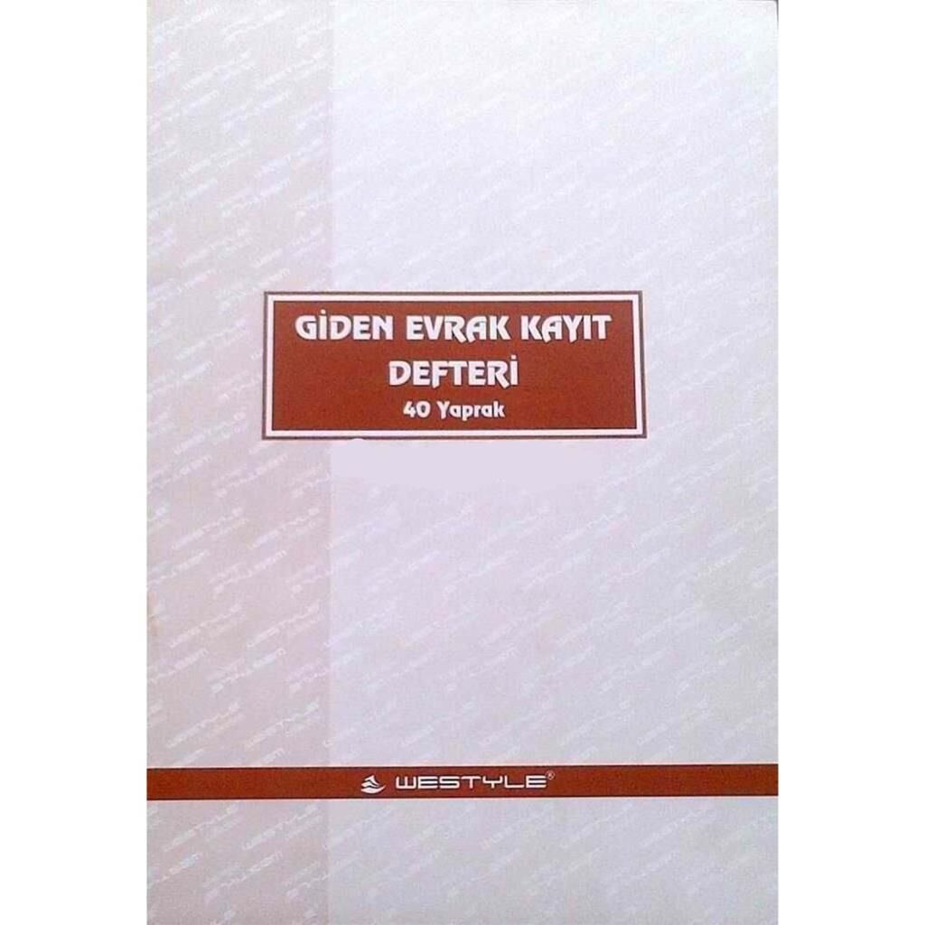 ARMAT GIDEN EVRAK KAYIT DEFTERI 40YP. KARTON(0227)