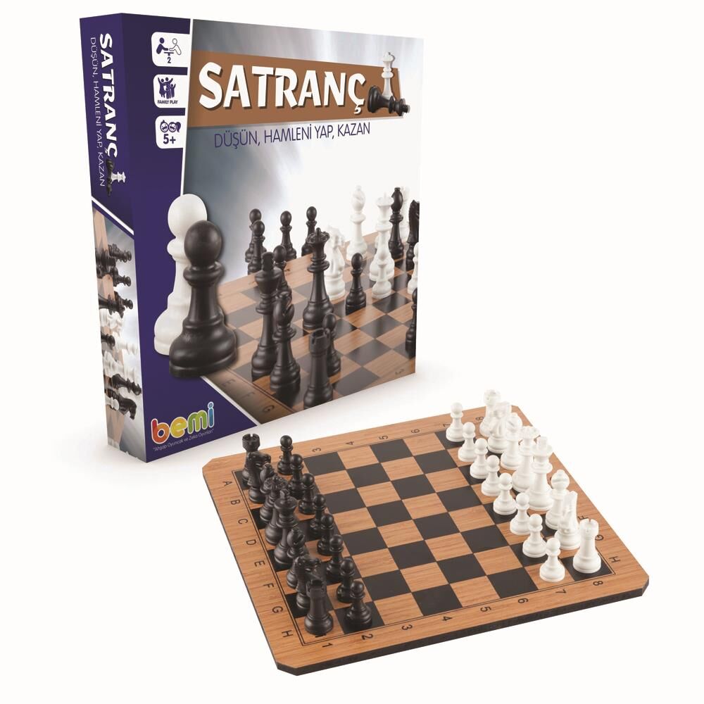 BEMITOYS SATRANC AHSAP BUYUK BOY(32x32)