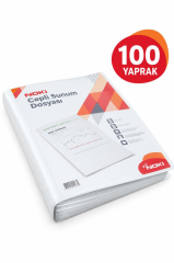 NOKI SUNUM DOSYASI CEPLI 100 LU BEYAZ 641100