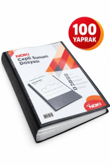 NOKI SUNUM DOSYASI CEPLI 100 LU SIYAH 641100