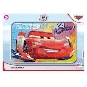KS GAMES FRAME PUZZLE 24 PARCA CARS