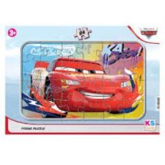 KS GAMES FRAME PUZZLE 24 PARCA CARS