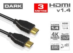 DARK KABLO HDMI v1.4 4K/3D 3mt VE AG DEST.ALTIN UC