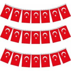 VATAN KAGIT BAYRAK IPLI ORTA 8X12CM 50 LI (807)