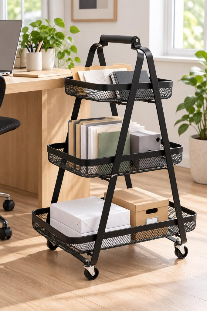 KRAF RAF UNITESI TEKERLEKLI METAL 3 KATLI 496G SIY
