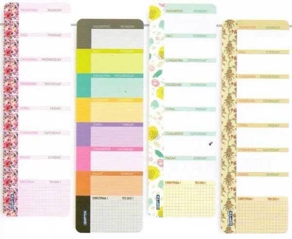 GIPTA PLANNER 12x34 HAFTALIK 52 YP.(3407)