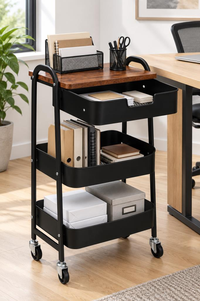 KRAF RAF UNITESI TKR.METAL 3 KATLI 495G SIY.CEKMEC