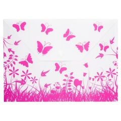 BIGPOINT KELEBEK DESENLI EVRAK DOSYASI CITCITLI PE