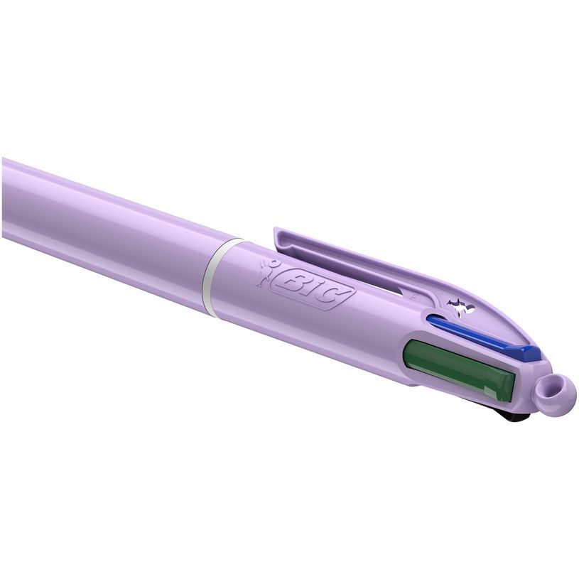 BIC TUKENMEZ KALEM 4 RENK PASTEL MOR 517320